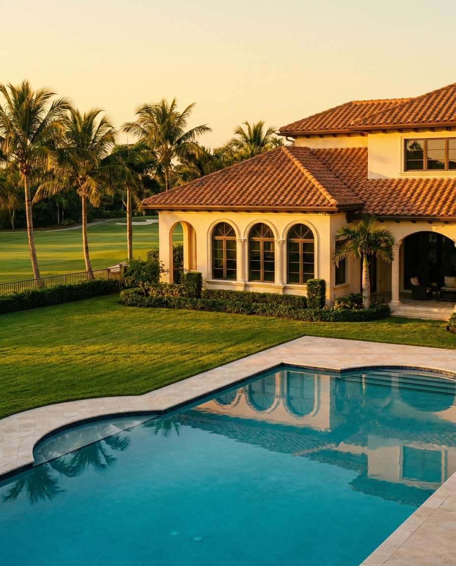 Mediterranean home at PGA Village